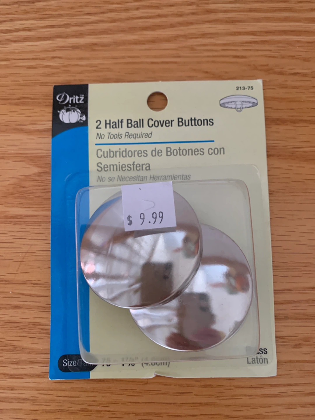 Dritz 2 Half Ball Cover Buttons
