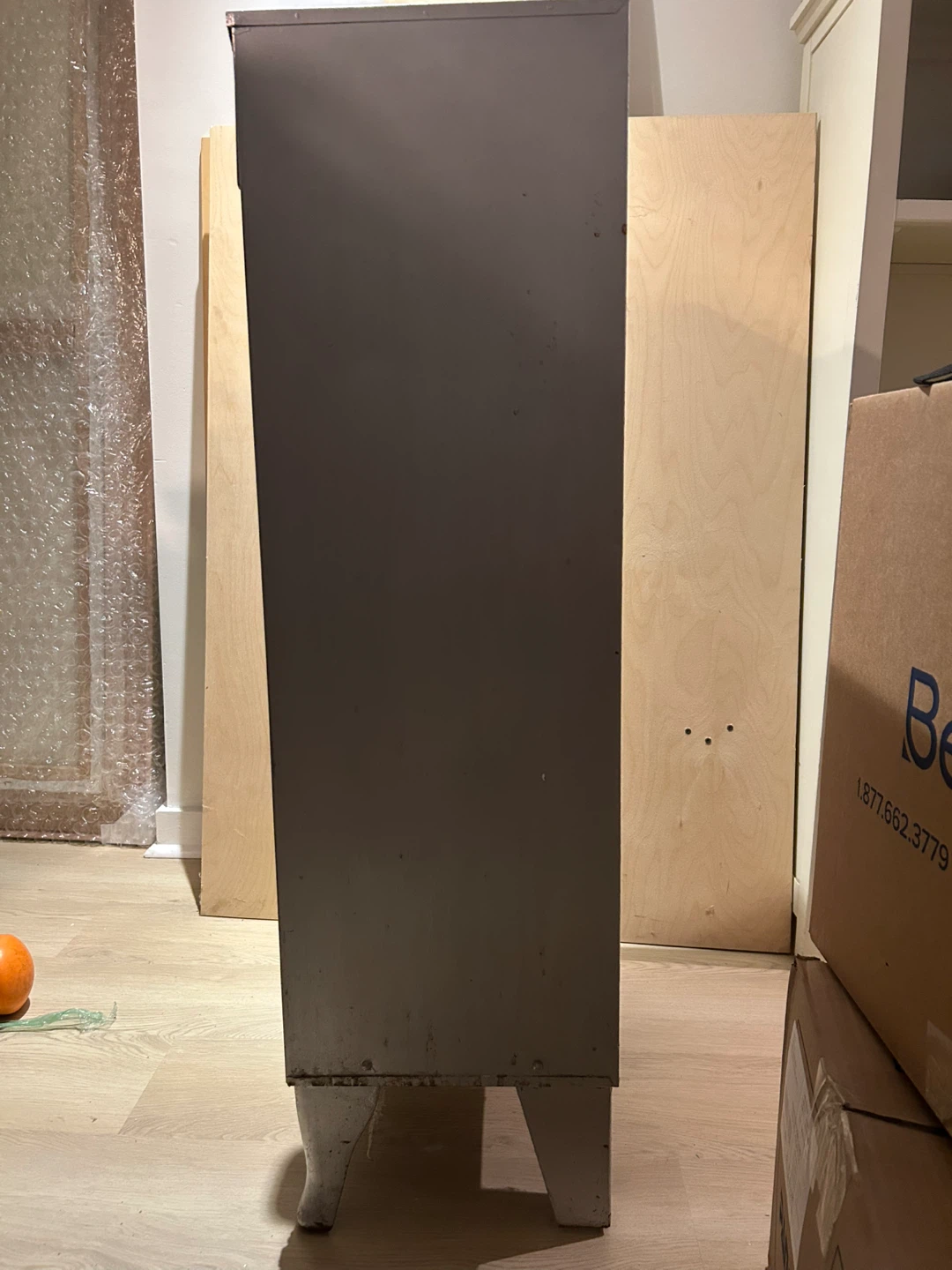 Vintage Metal Locker Cabinet with Drawer - photo 3