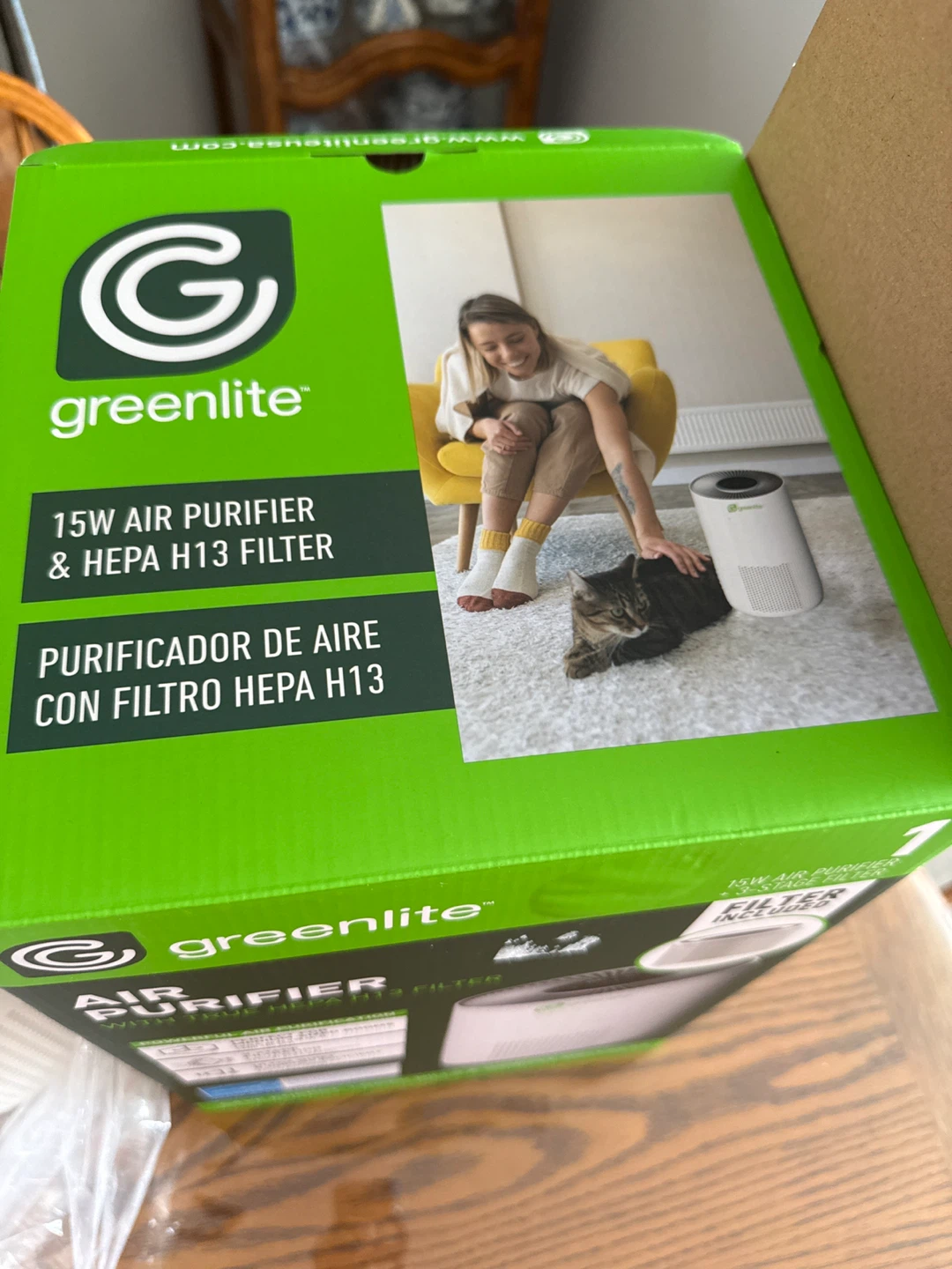 Greenlite 15W Air Purifier with HEPA H13 Filter - photo 3