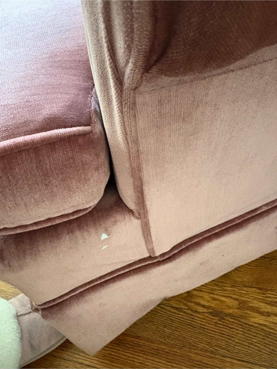 Velvet Rocking Chair - Pink - photo 2