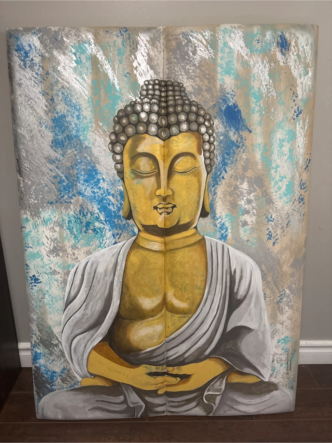Large Buddha Canvas Wall Art