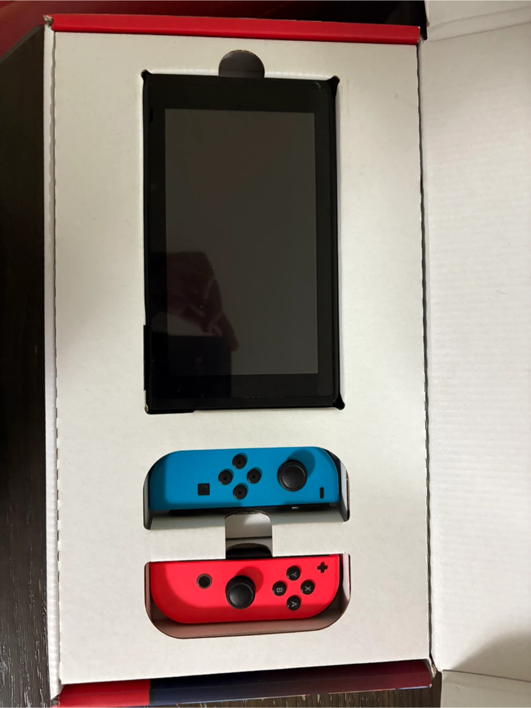 Nintendo Switch Console with Blue & Red Joy-Cons - photo 3