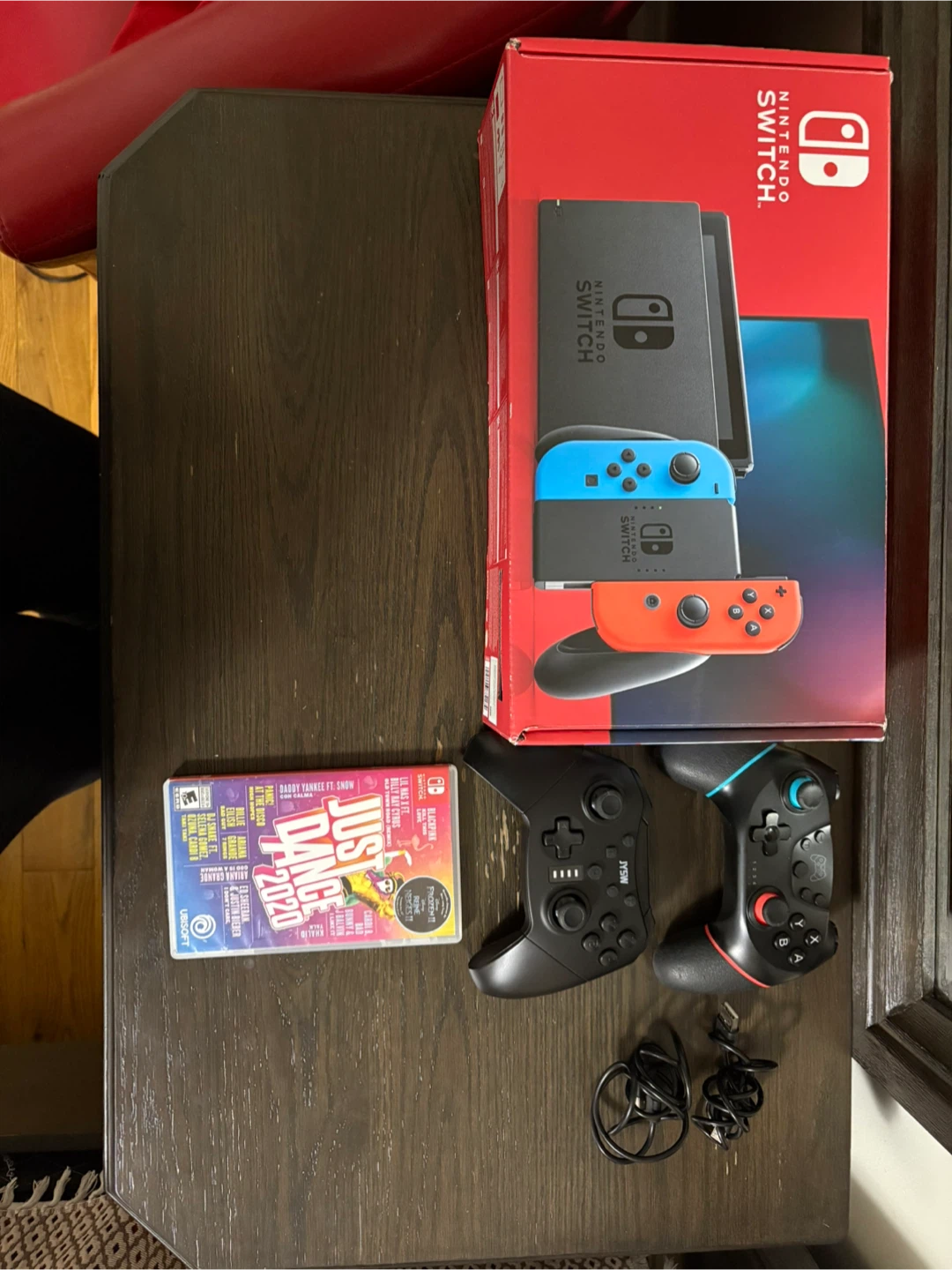 Nintendo Switch Console with Blue & Red Joy-Cons