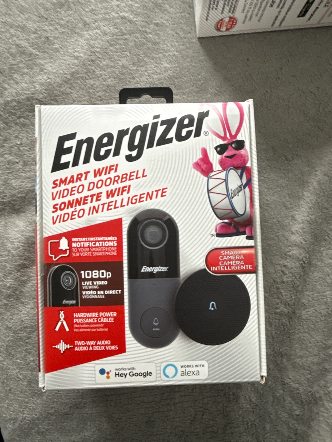 Energizer Smart WiFi Video Doorbell