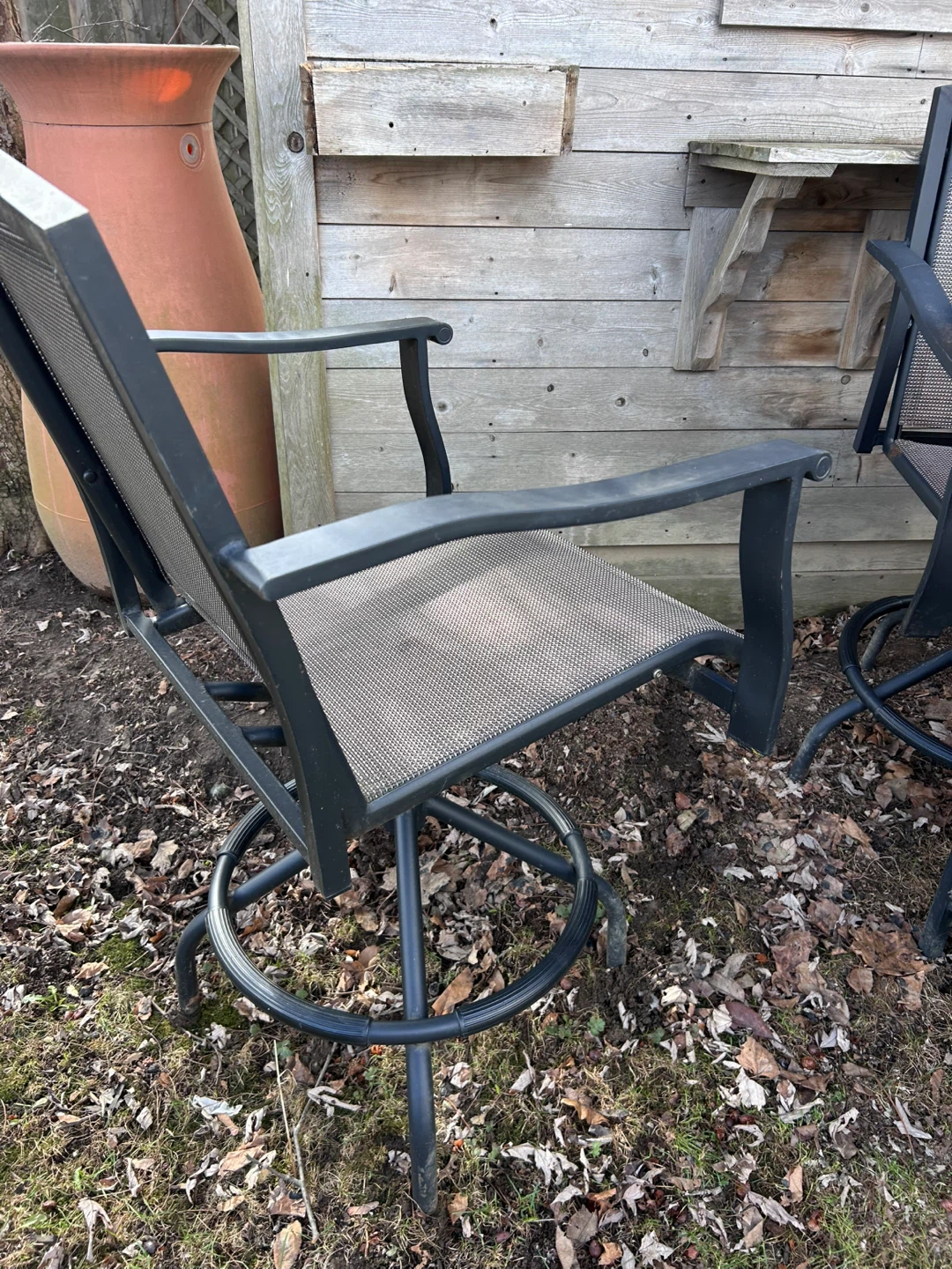 Outdoor Bar Height Table and Chairs Set - photo 5