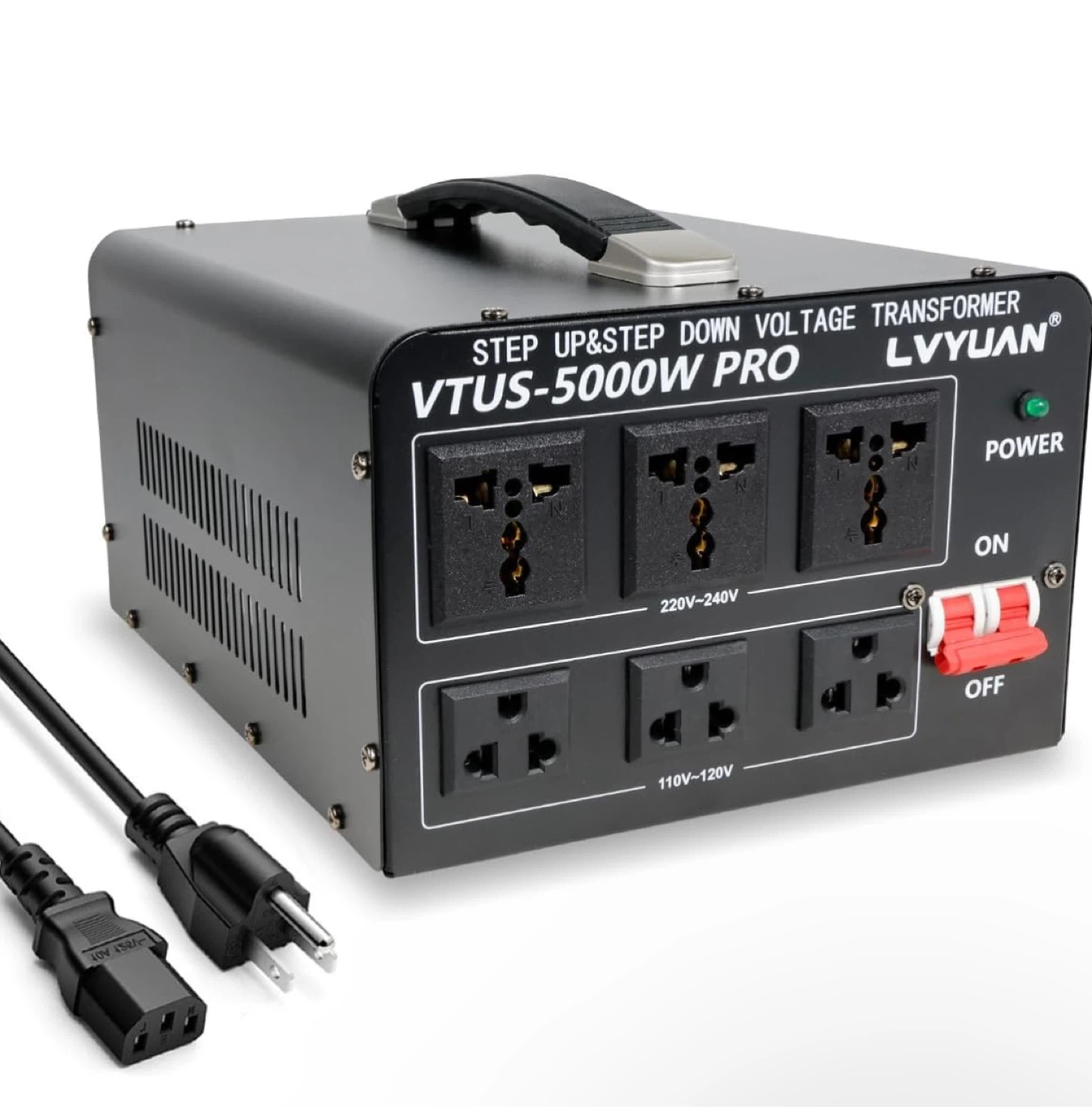 LVYUAN VTUS-5000W PRO Step Up/Down Voltage Transformer