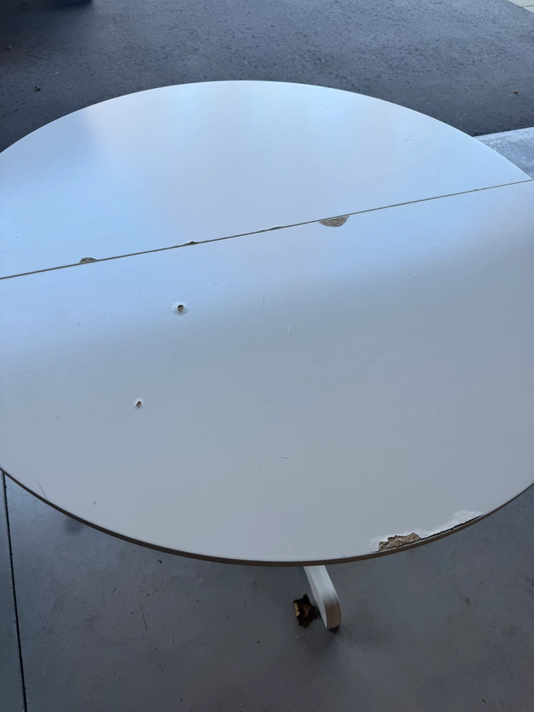 IKEA INGATORP White Extendable Dining Table - photo 2