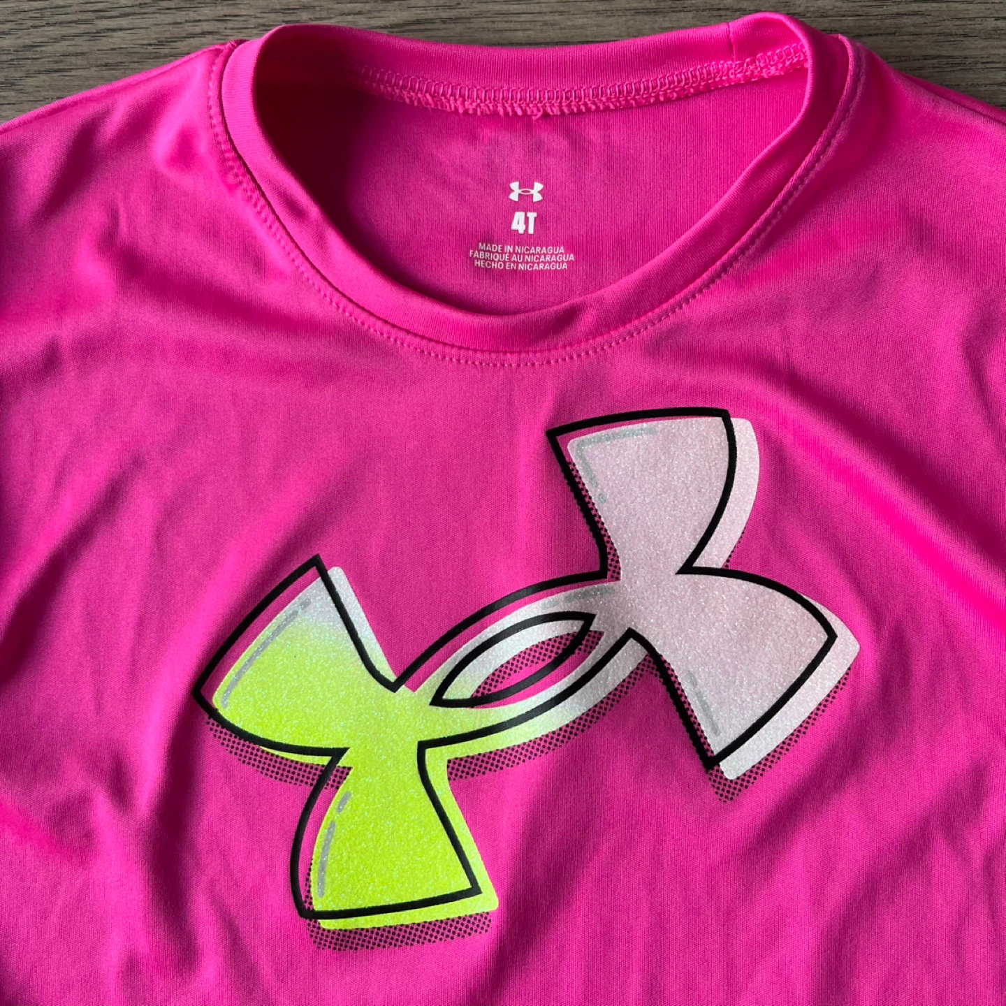 Under Armour Pink T-Shirt Size 4T - photo 2