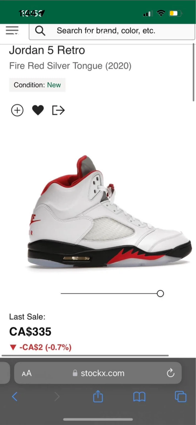 Air Jordan 5 Retro 'Fire Red' Sneakers - photo 5