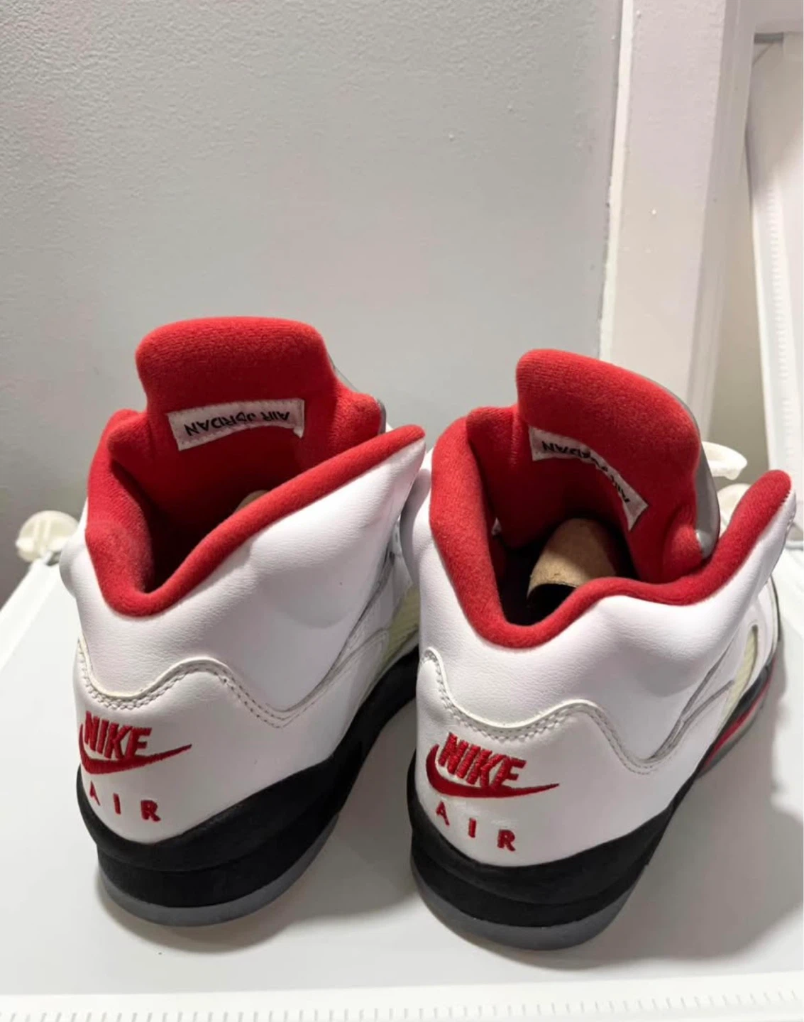 Air Jordan 5 Retro 'Fire Red' Sneakers - photo 2