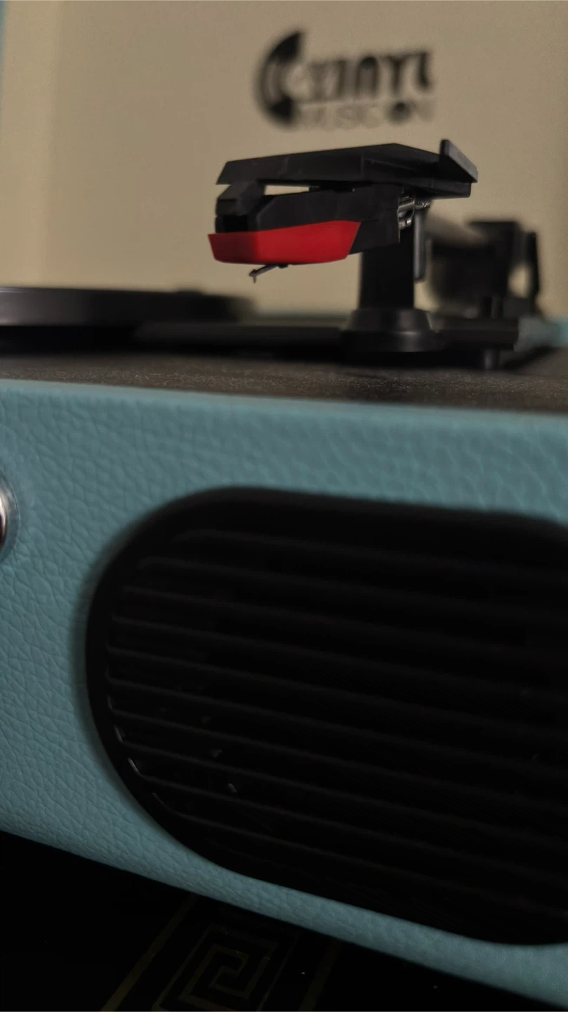 vinyl music on record player - photo 2