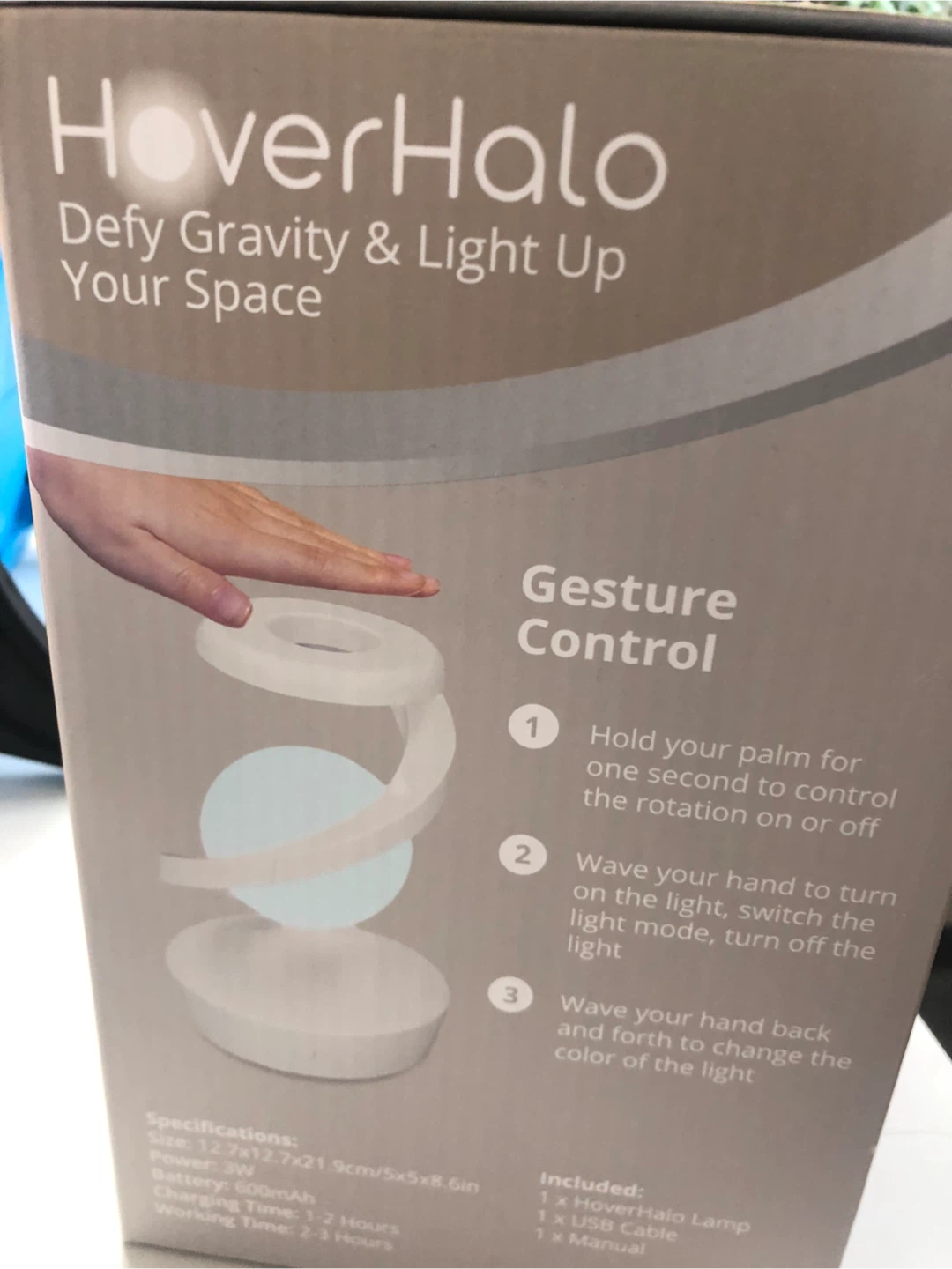 HoverHalo Magnetic Levitation Light - photo 2