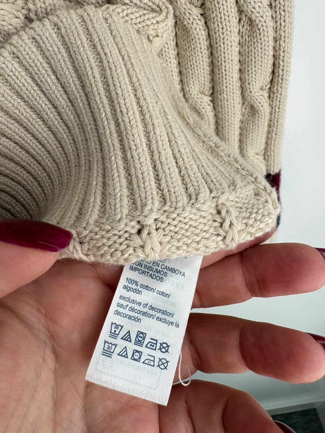 Brand new Tommy Hilfiger Cream Cable Knit Cardigan - Size L - photo 3