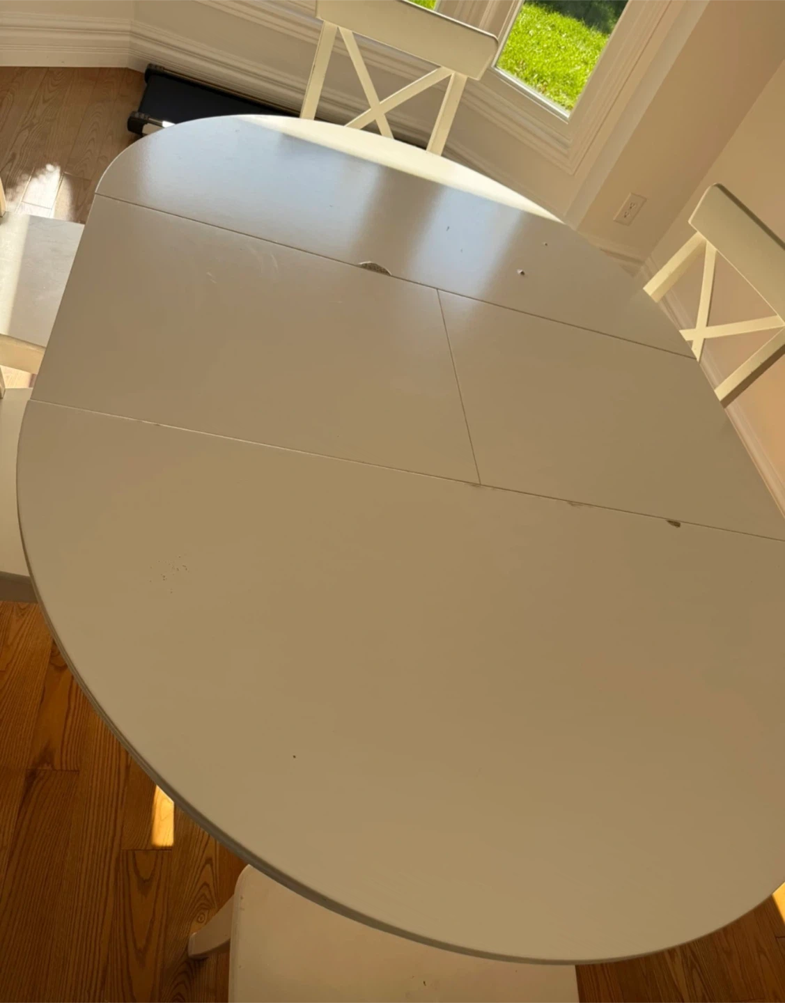 IKEA INGATORP White Extendable Dining Table - photo 4