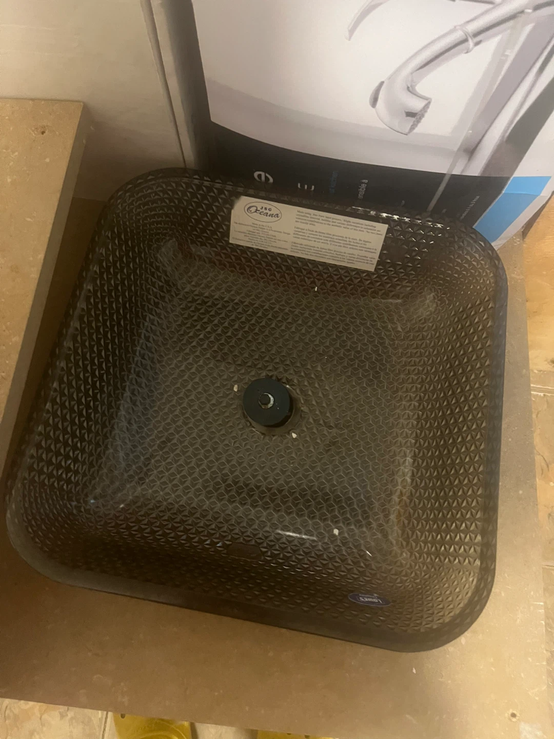 O-Gana Glass Vessel Sink