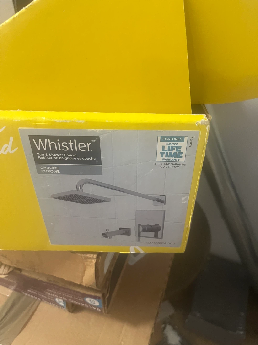 Whistler Tub & Shower Faucet - Chrome