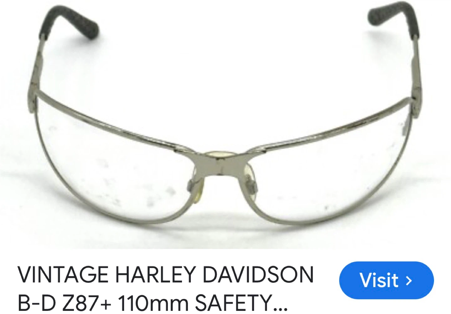 Harley-Davidson Riding Clear Safety Glasses HD501 Aluminum Frame - photo 2