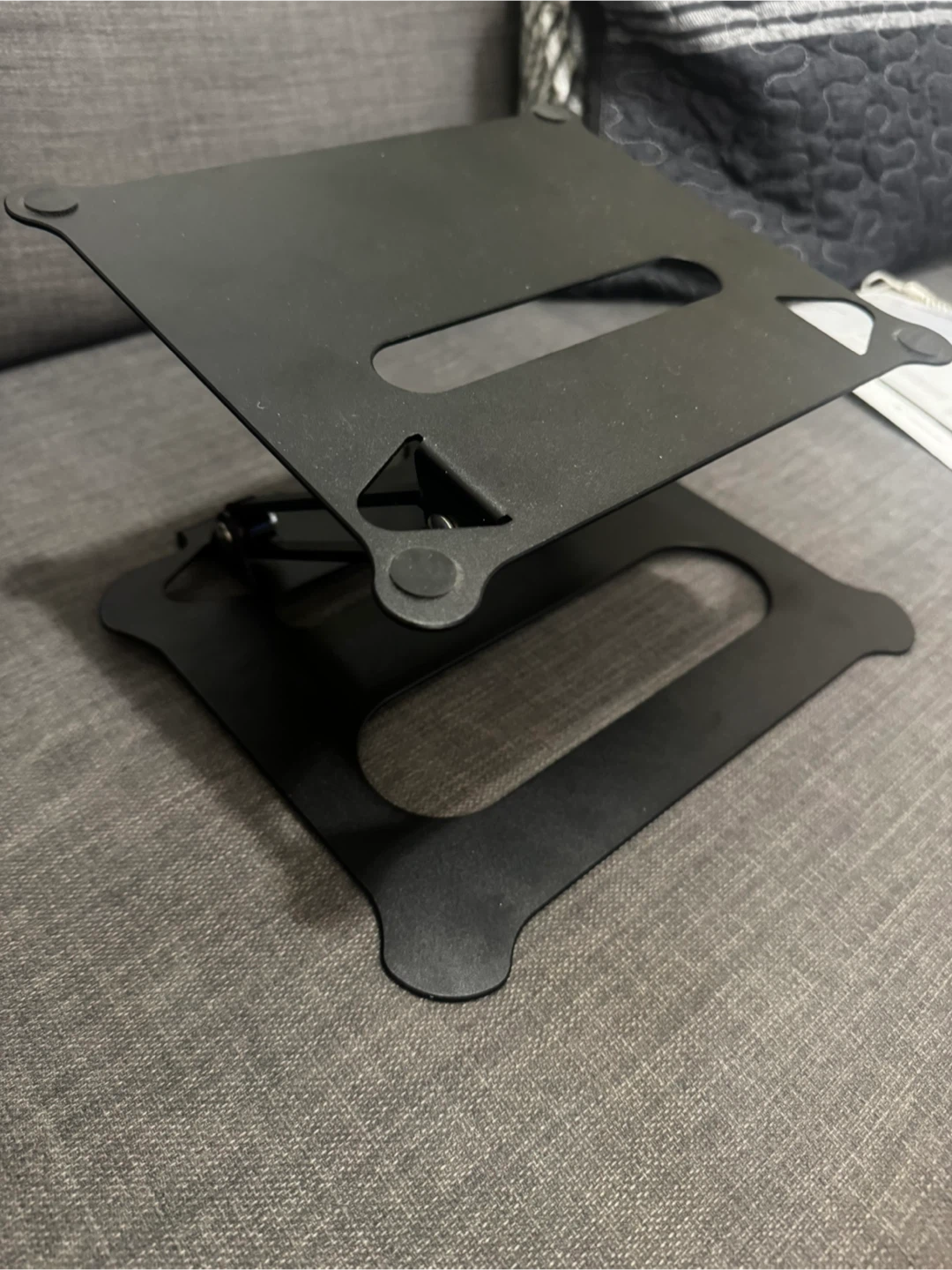 Black Metal Laptop Stand