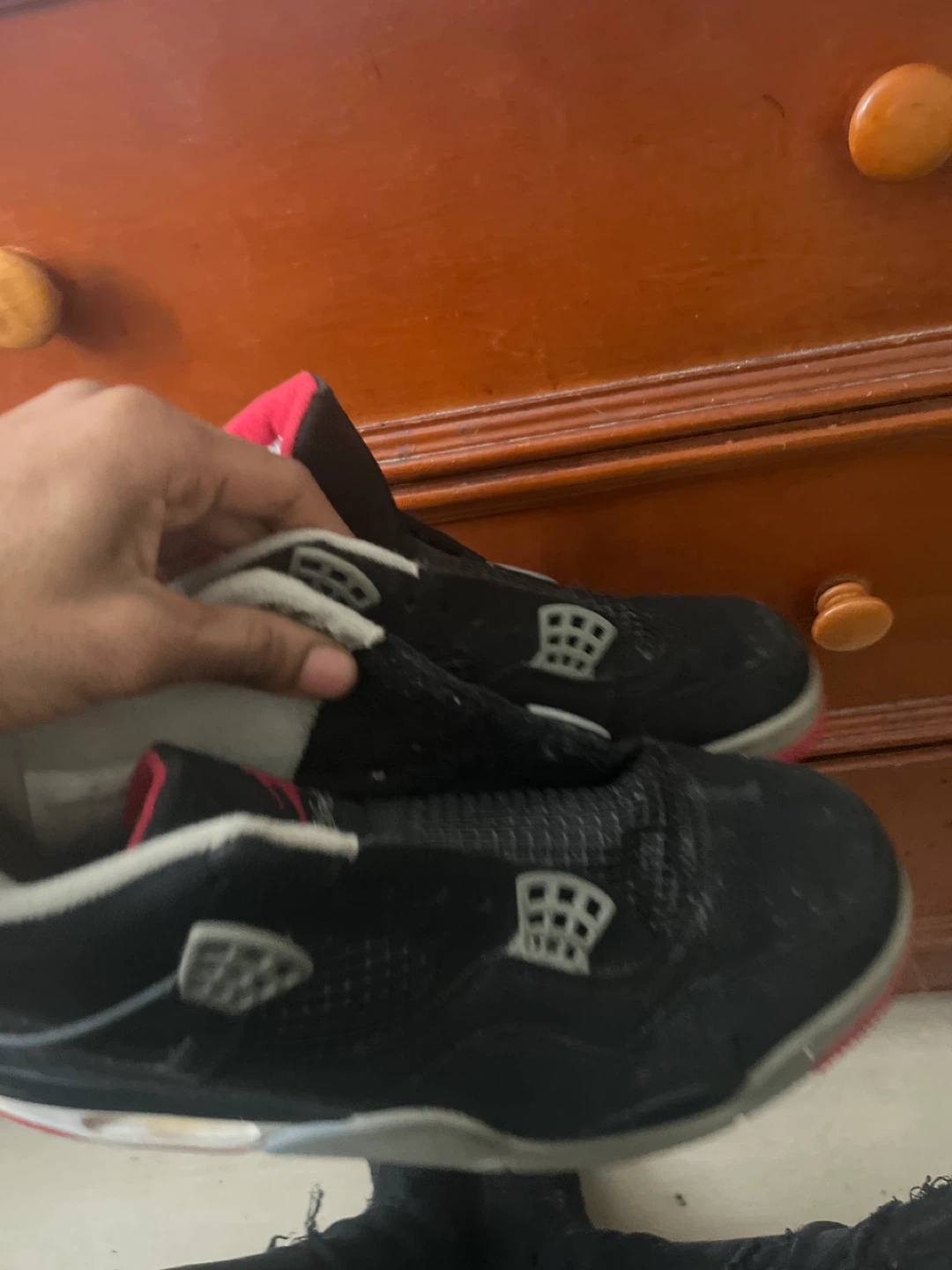 Rep Jordan 4 badly used - photo 3