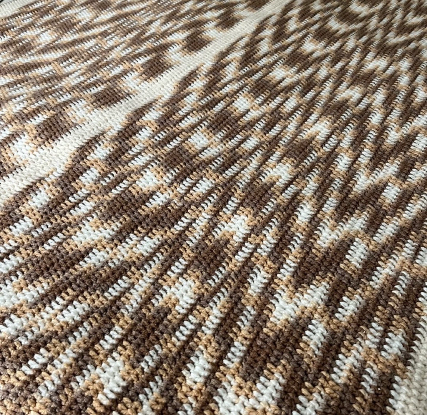 Crochet Throw Blanket - photo 2