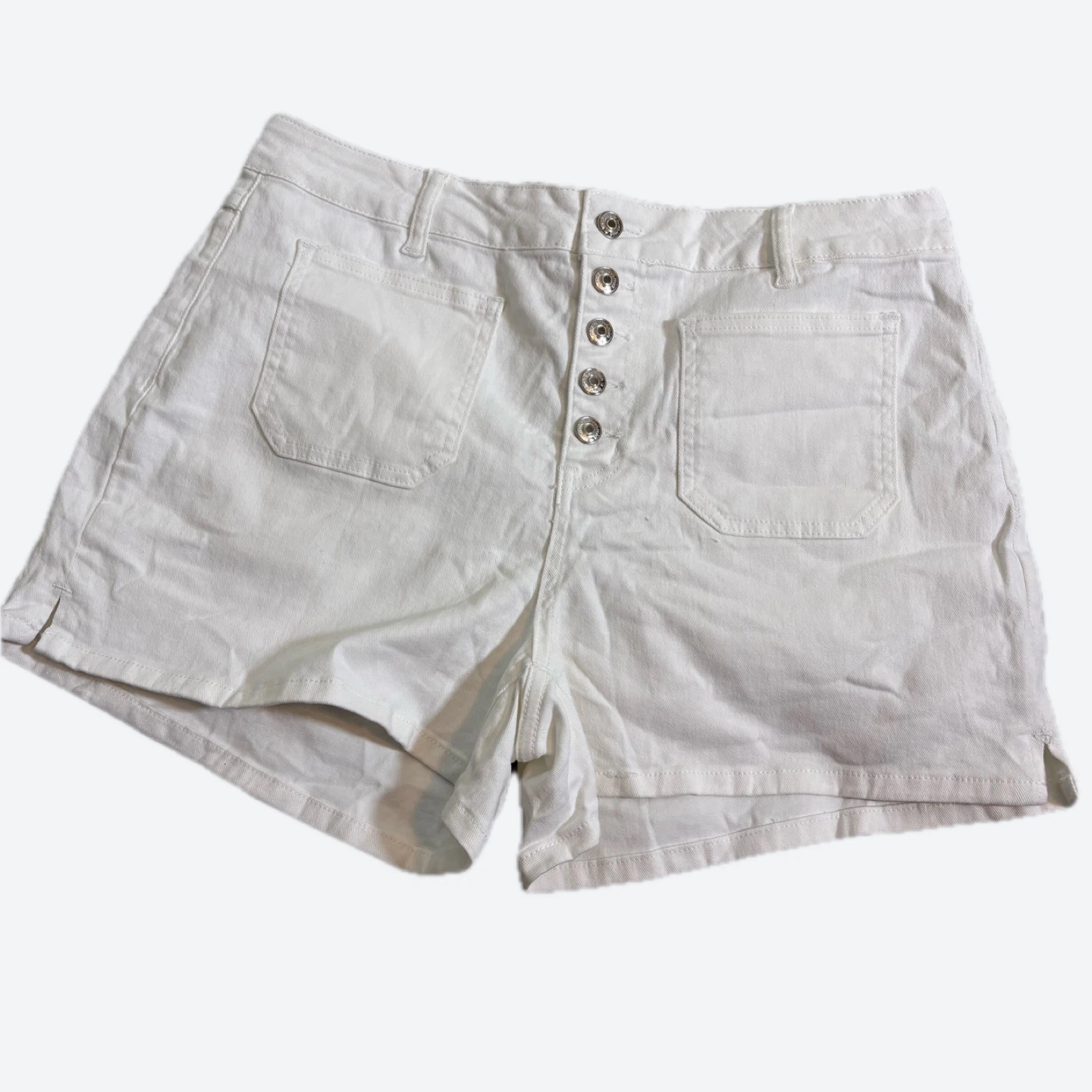 White Denim Shorts - Size XL