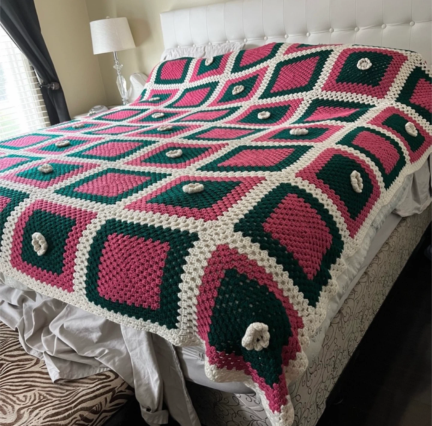 Handmade Crochet Afghan Blanket