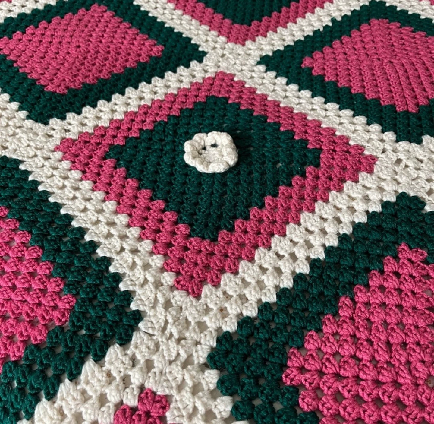 Handmade Crochet Afghan Blanket - photo 2