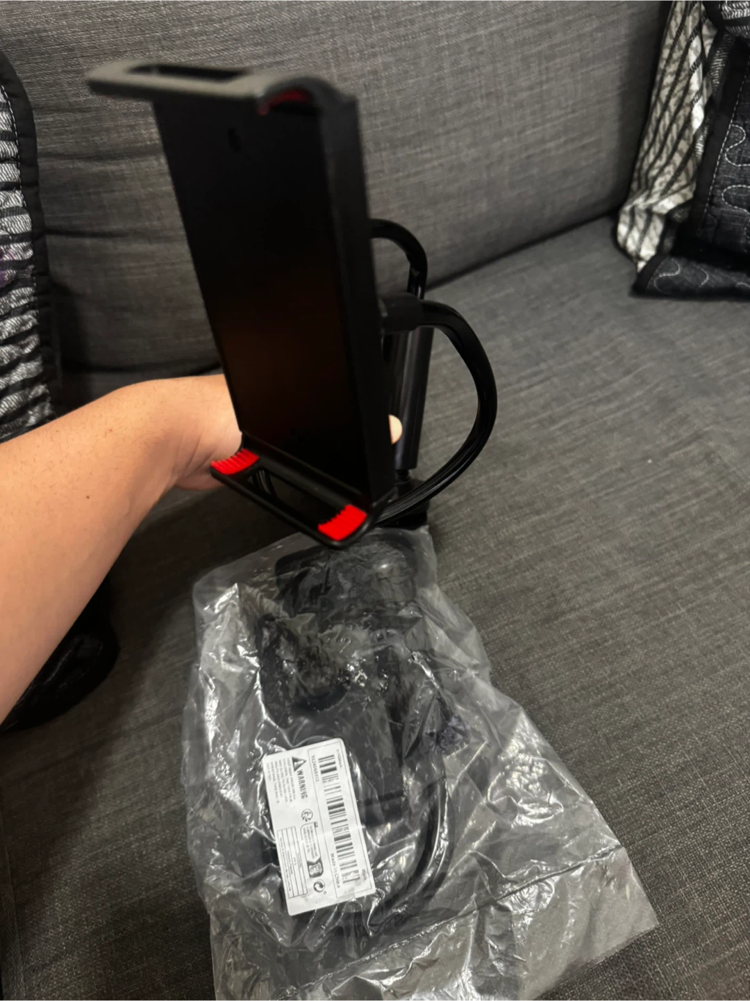 Black Lazy Neck Phone Holder Stand - photo 3