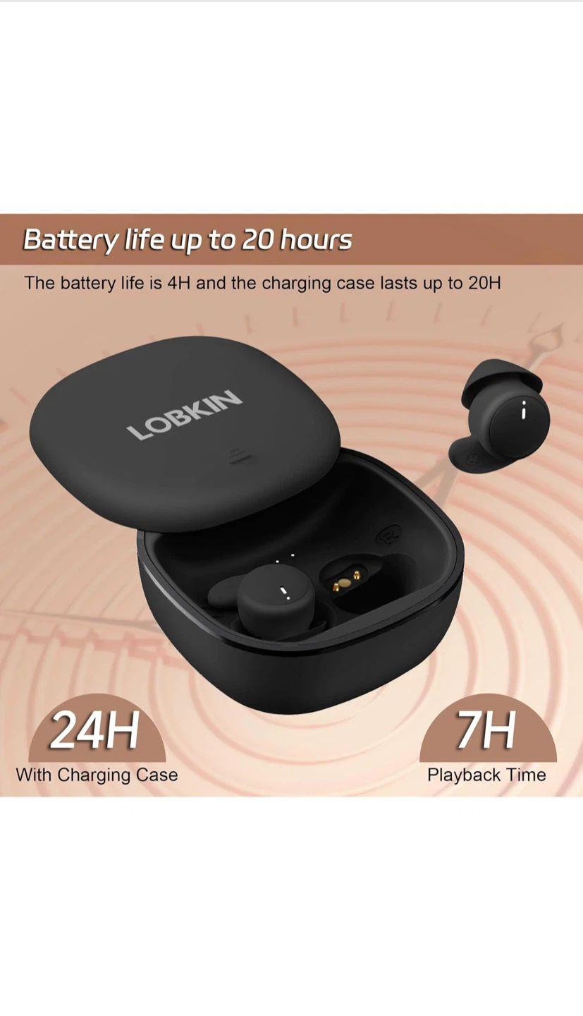LOBKIN True Wireless IPX6 Waterproof Earbuds