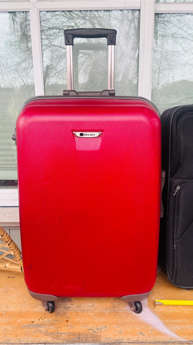 Vintage Olympia USA Rolling Luggage