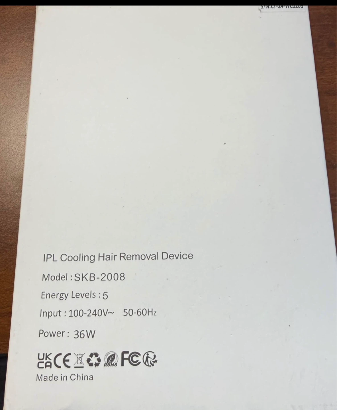 IPL Cooling Hair Removal Device SKB-2008 - photo 2