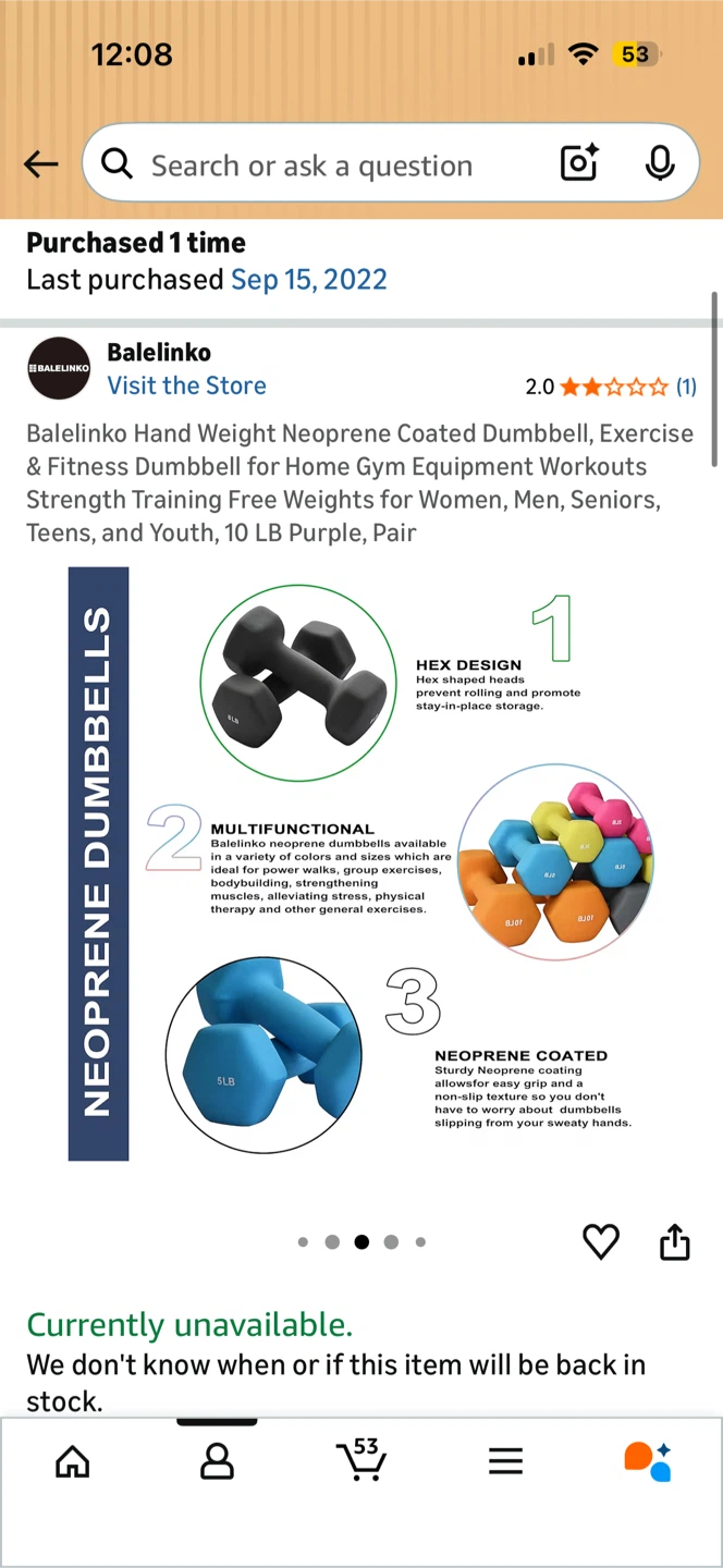 Moving sale /dumbbell 10lb - photo 3