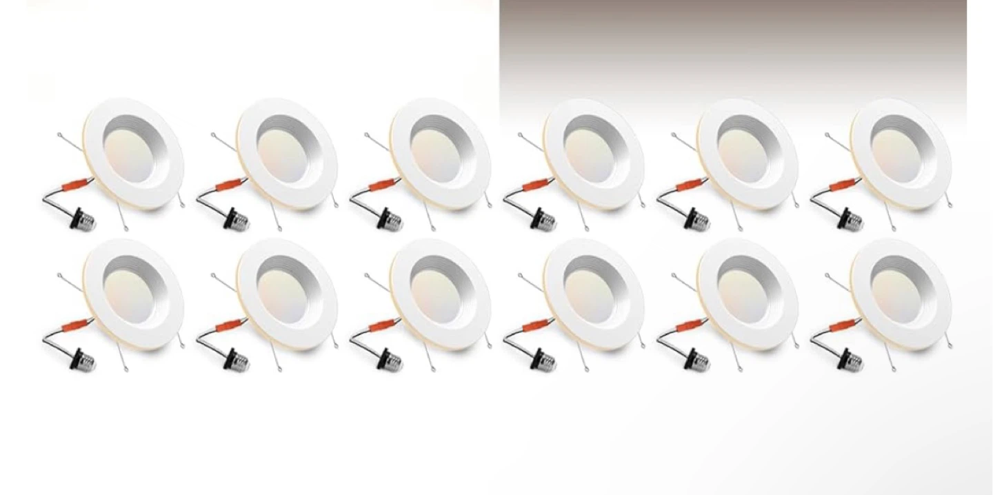 10 Pack White LED Recessed Downlights