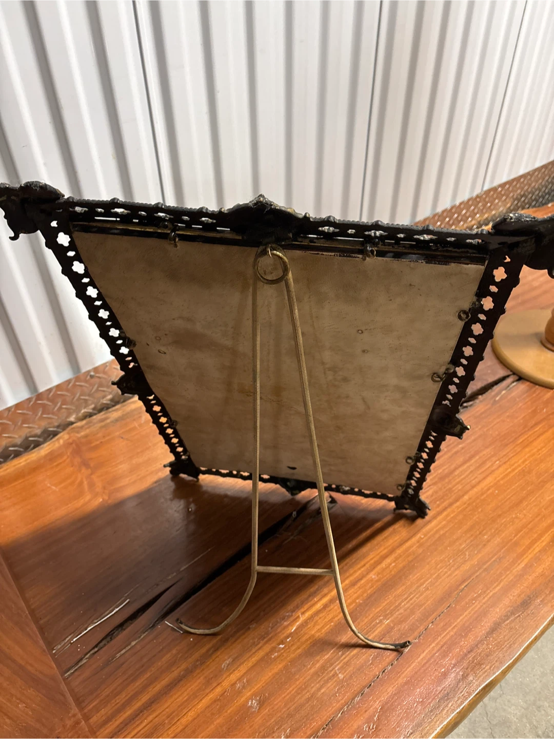 Ornate Black and Gold Vanity Mirror - photo 2