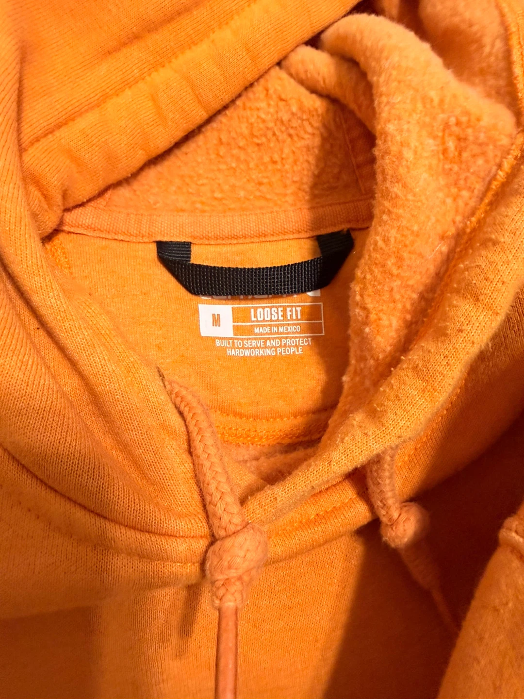 Carhartt Orange Loose Fit Hoodie Sweatshirt Size M - photo 3