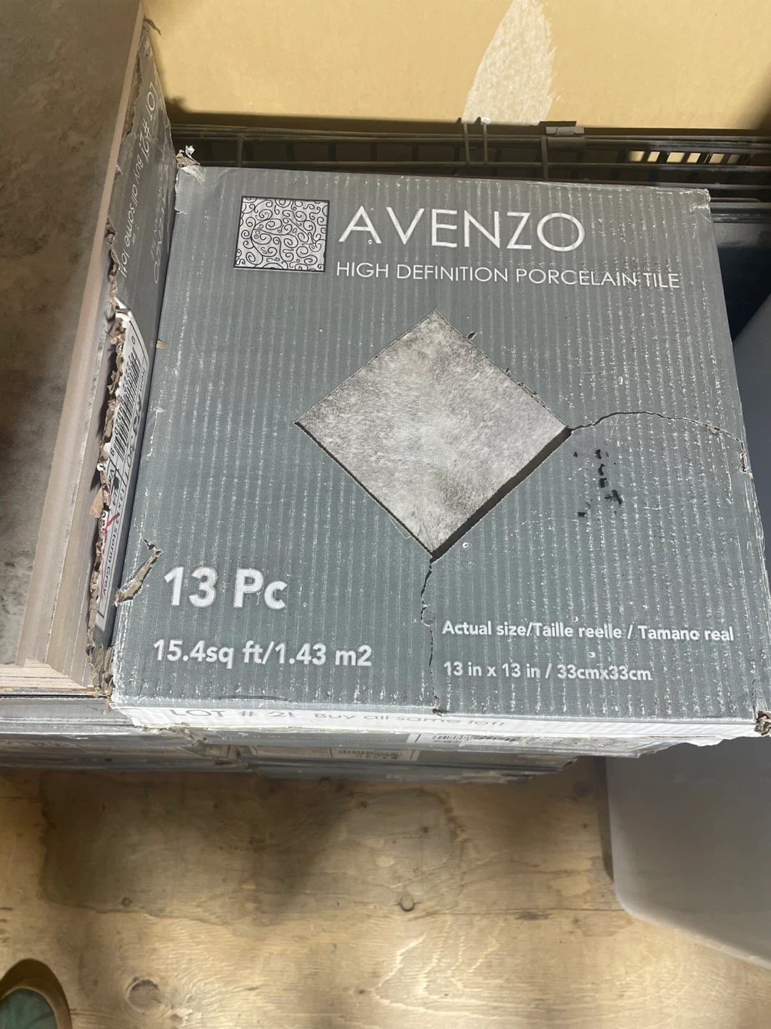 Avenzo  Porcelain Tile, Storm Grey