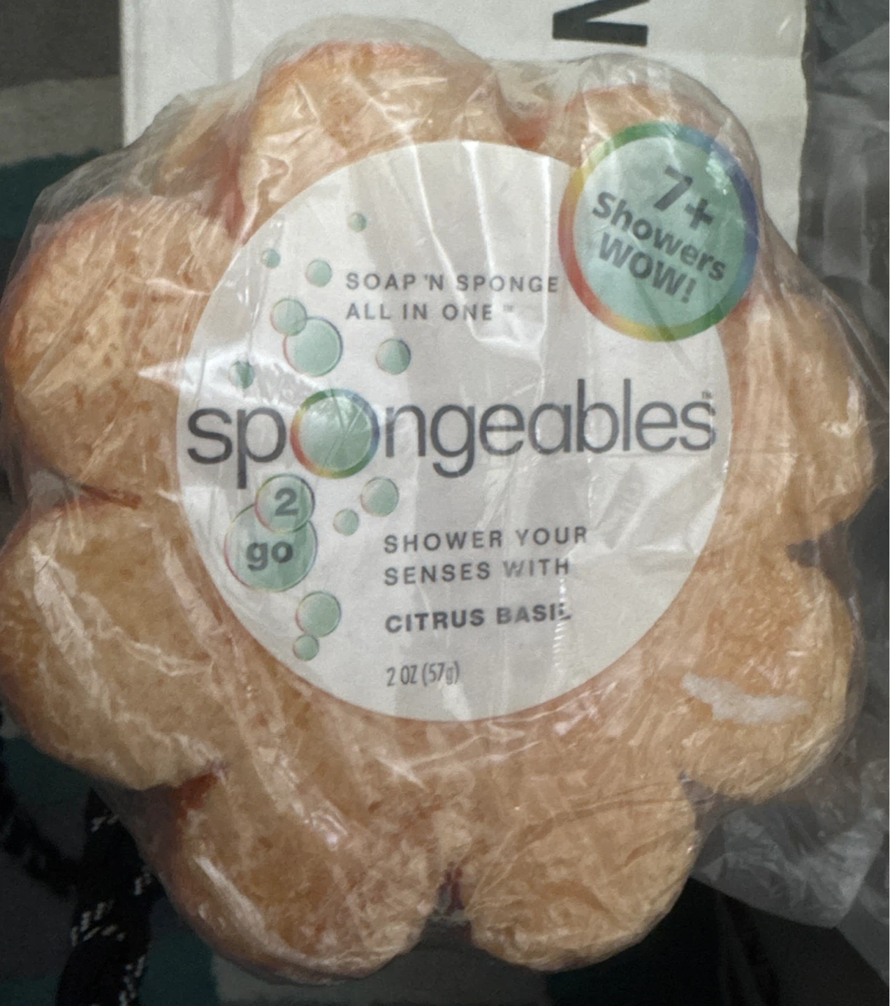 Spongeables Citrus Basil Soap 'n Sponge All In One
