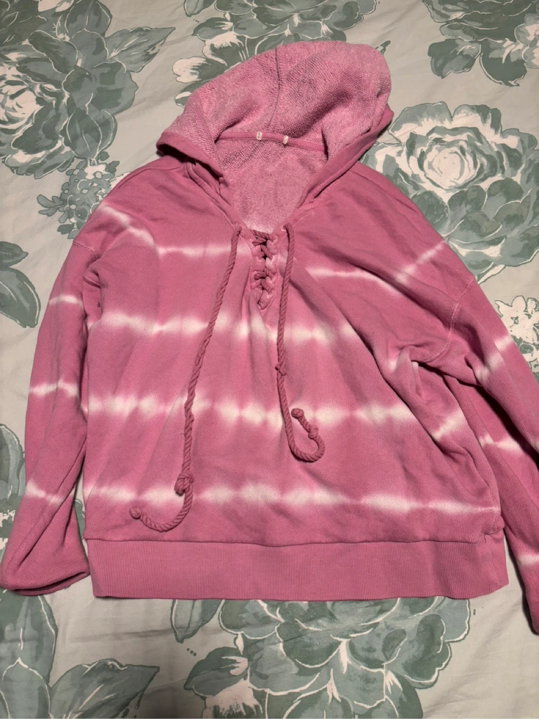 Pink Tie-Dye Hoodie