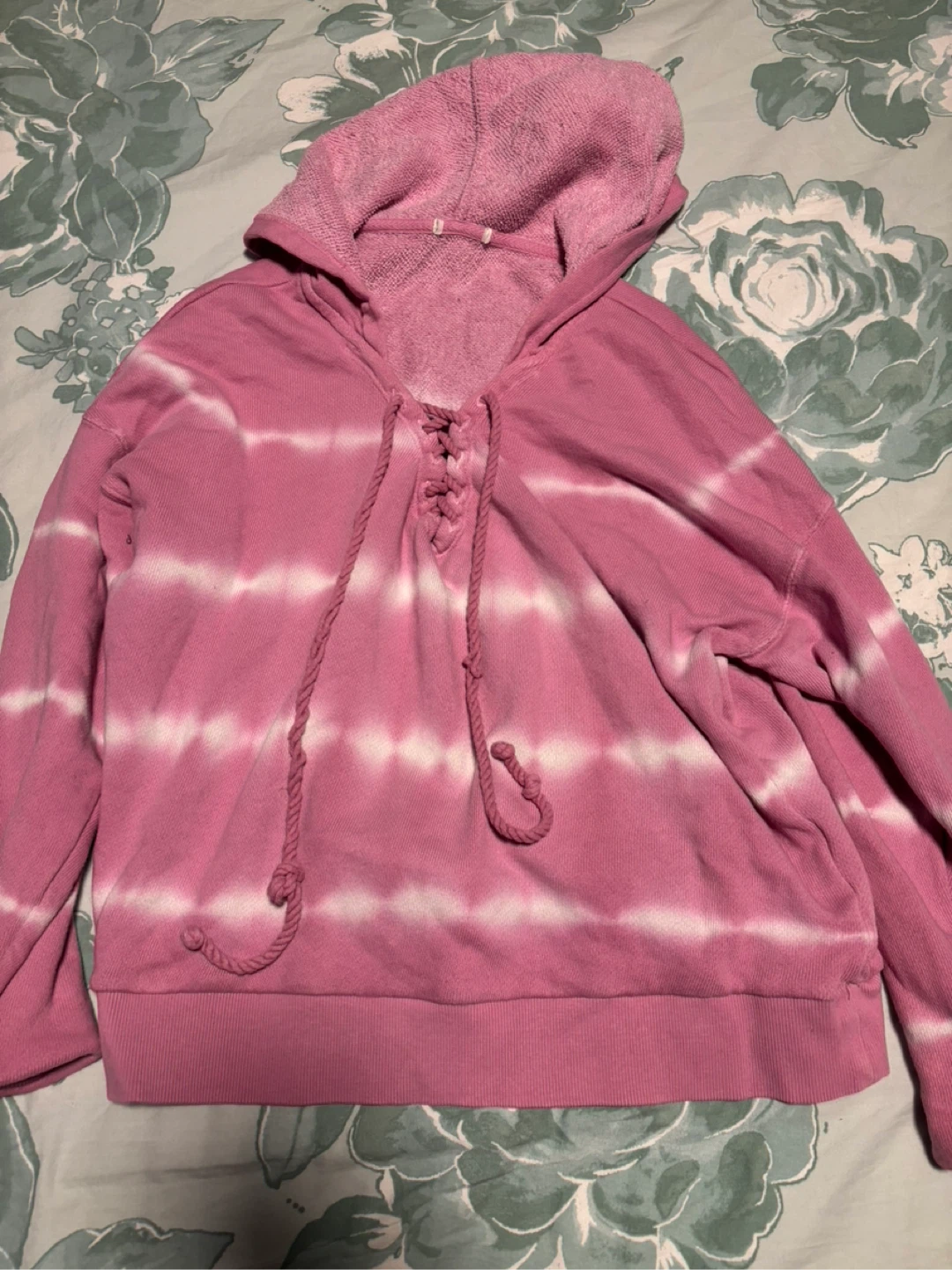 Pink Tie-Dye Hoodie - photo 3