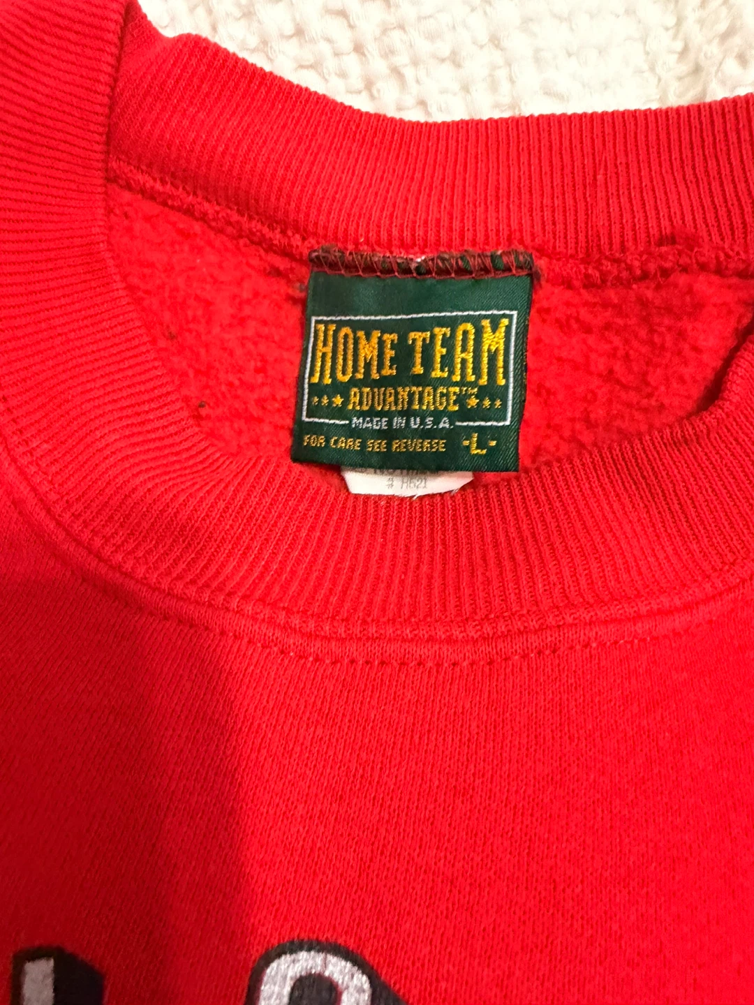Vintage Chicago Bulls NBA Red Crewneck Sweatshirt - photo 3