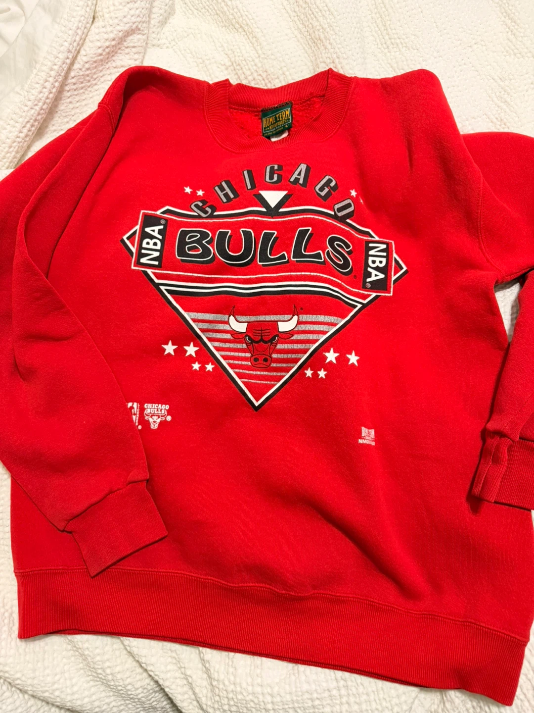 Vintage Chicago Bulls NBA Red Crewneck Sweatshirt