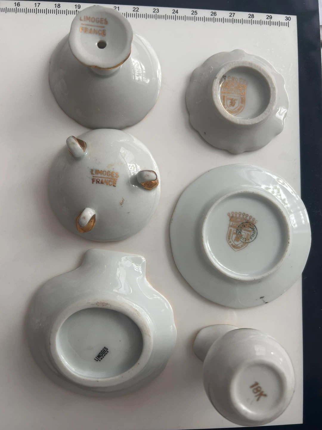 Limoges France Miniature Porcelain Set - photo 5