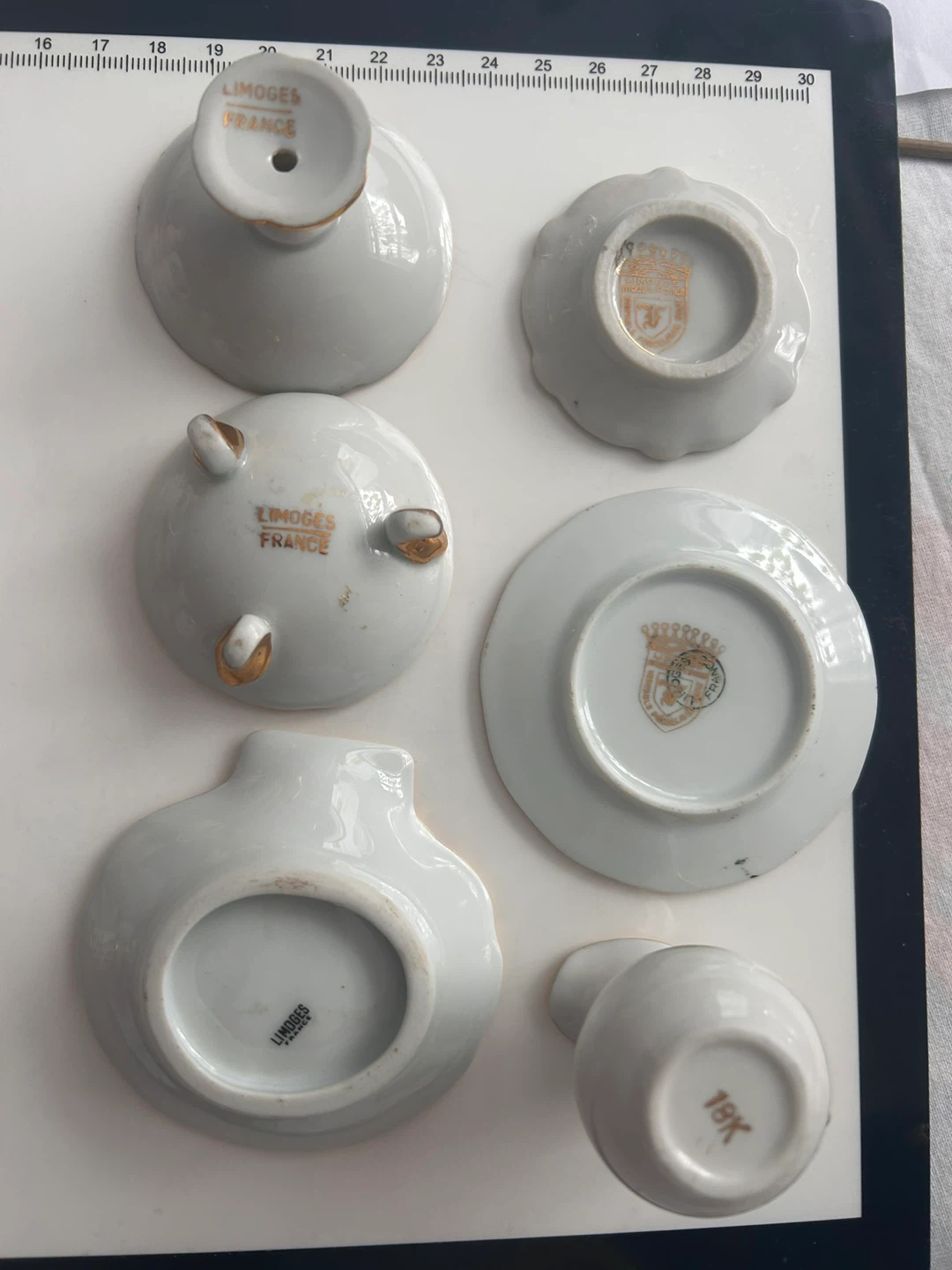 Limoges France Miniature Porcelain Set - photo 3