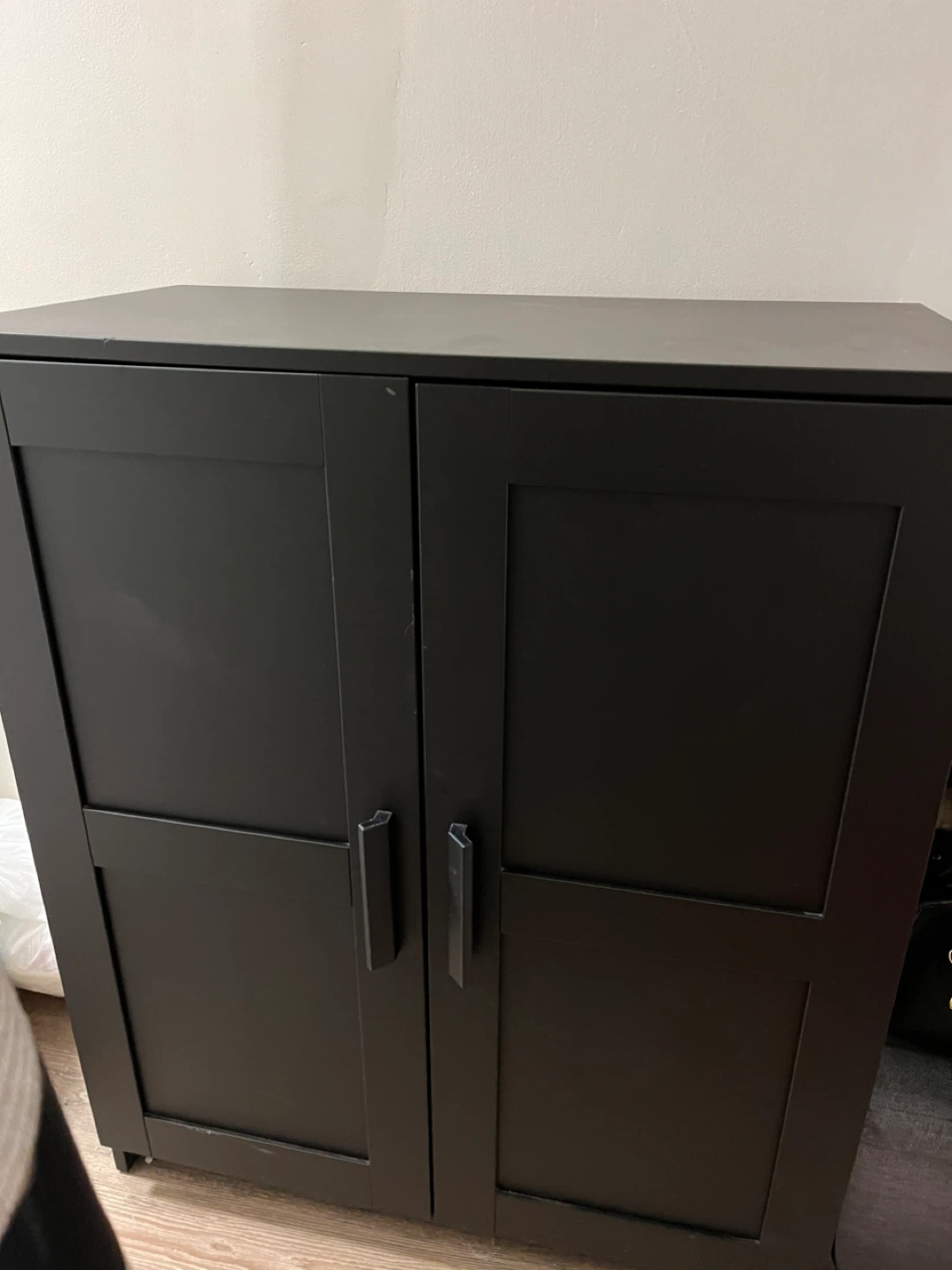 IKEA BRIMNES Cabinet with Doors - Black