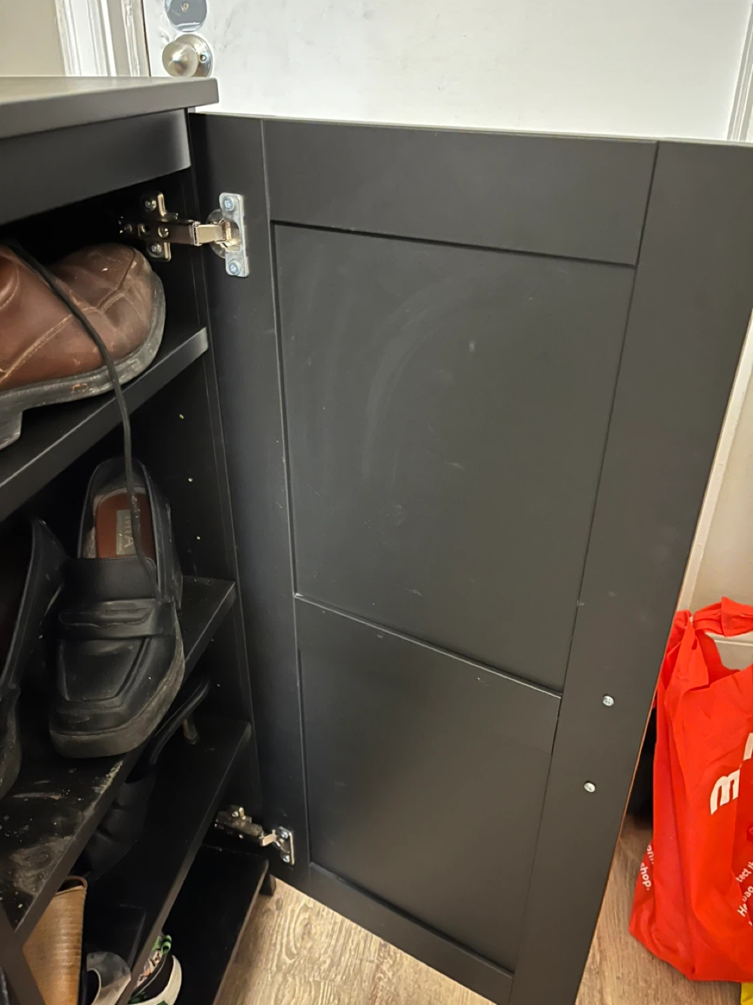 IKEA BRIMNES Cabinet with Doors - Black - photo 4
