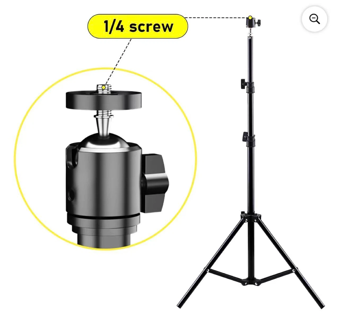 Salange Adjustable Light Stand Tripod - photo 5