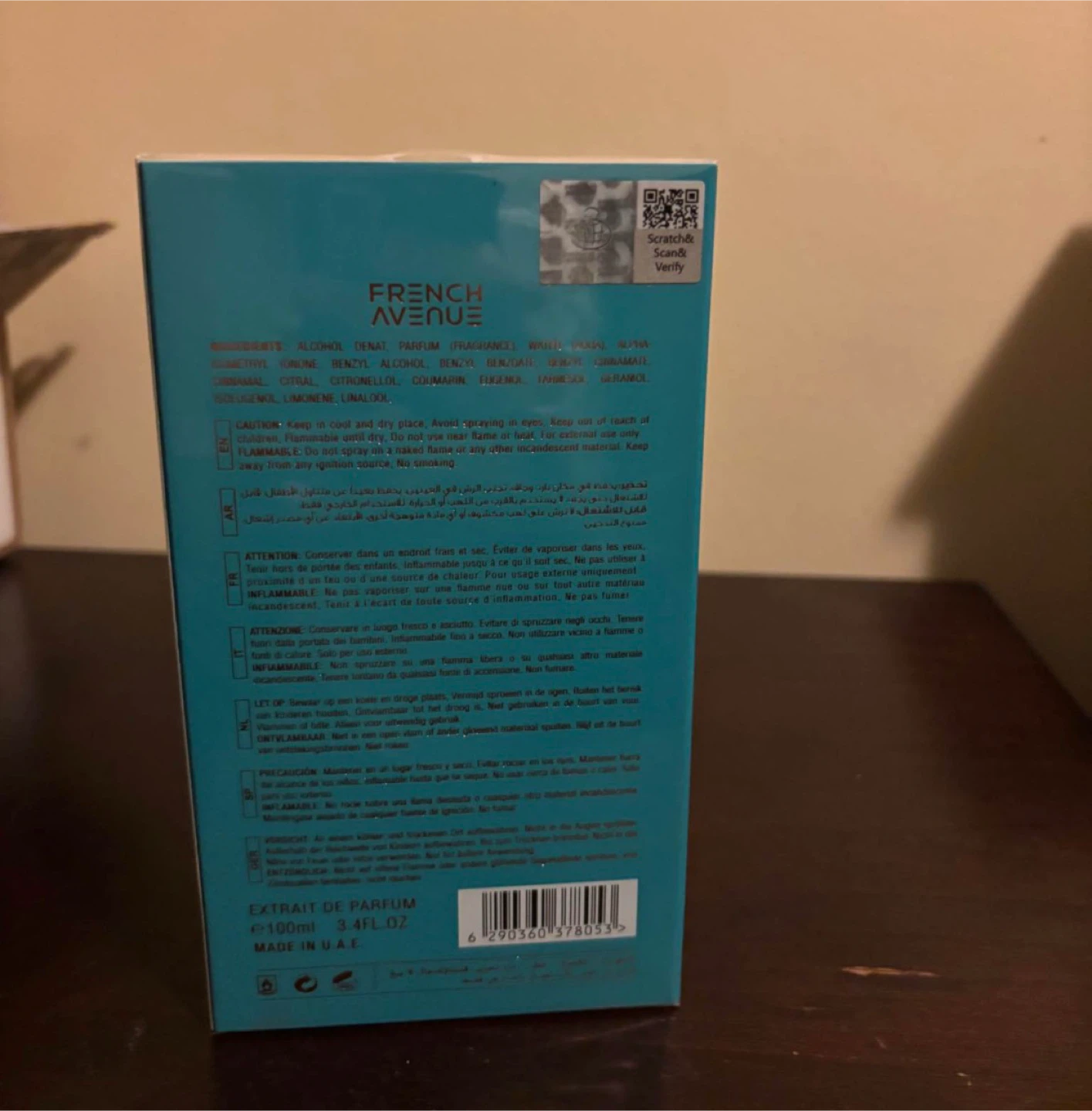 French Avenue Vulcan Eau de Parfum 100ml - photo 5