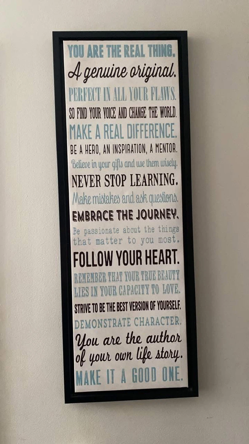 Inspirational Framed Wall Art