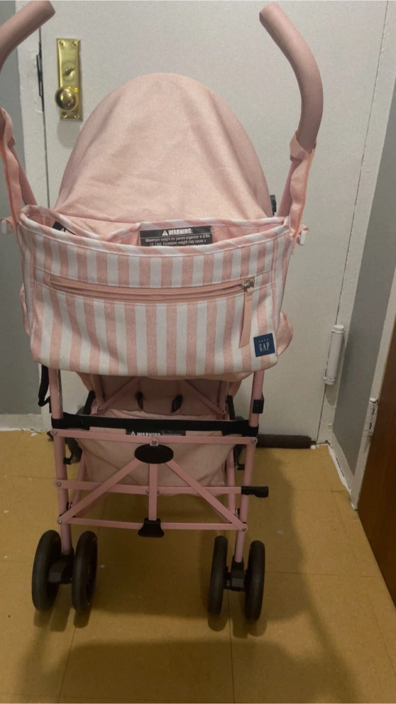 Gap Pink Striped Baby Stroller - photo 3