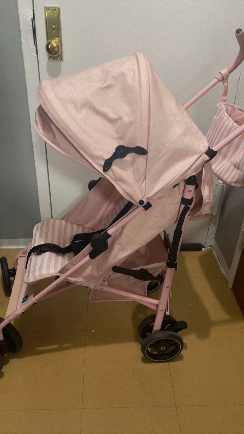 Gap Pink Striped Baby Stroller - photo 2